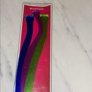 American Girl Doll Colored Extensions